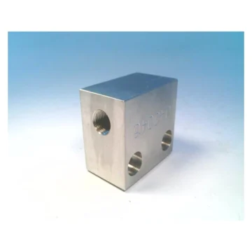 FLOW BLOCK, SS, 1/8-M12 -U40046